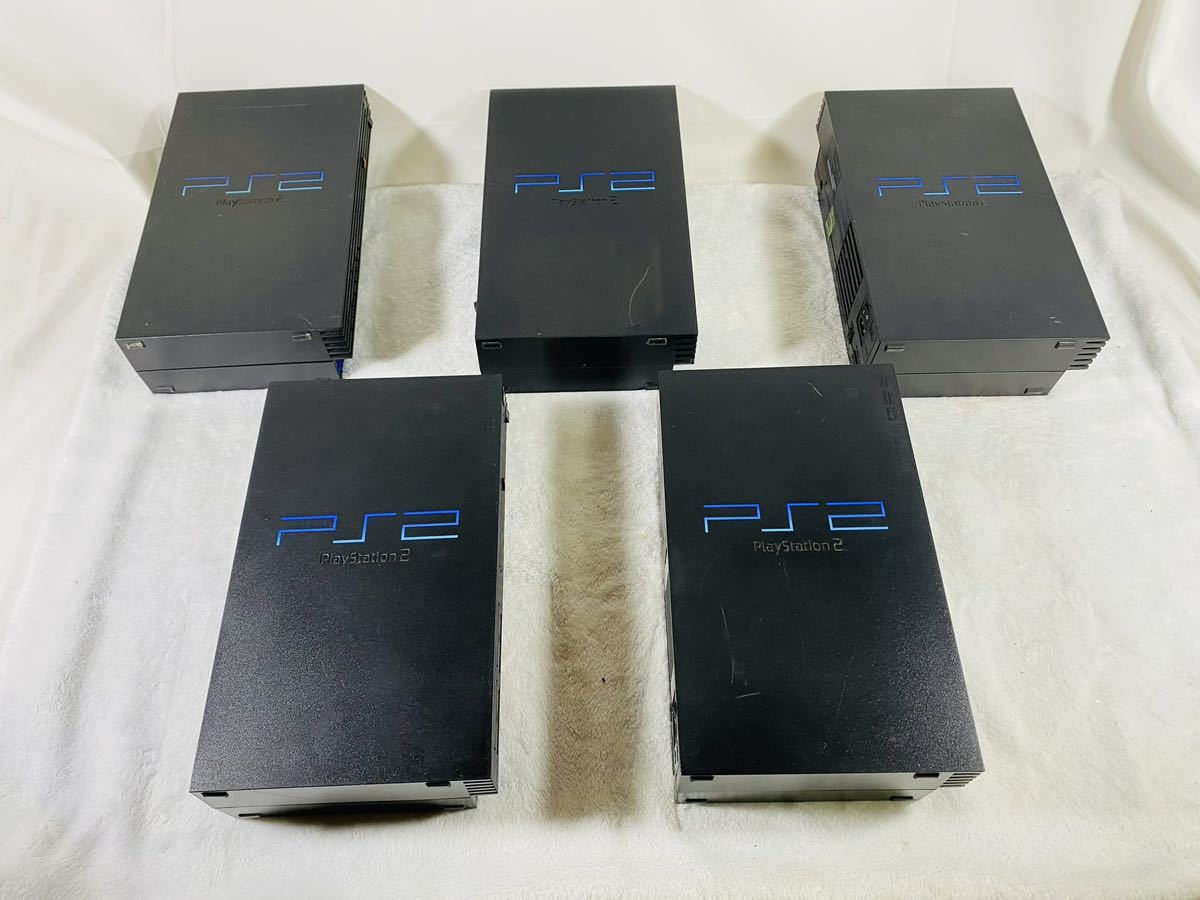 PS2本体 5台　まとめ売りセット [SCPH-10000 18000 30000 39000 50000プレイステーション2_画像1