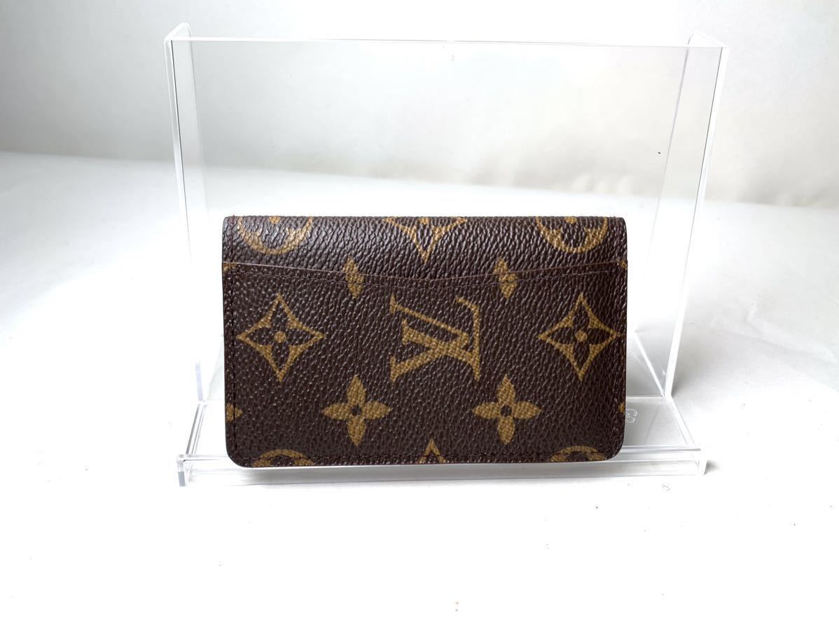 119 1円 ■極美品■ LOUIS VUITTON ルイヴィトン M61732 モノグラム オーガナイザードゥポッシュ カードケース カード入れ ブラウン系_画像2