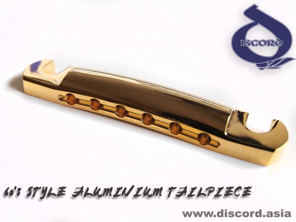 *60\'s STYLE ALUMINIUM TAILPIECE aluminium tailpiece GOLD11