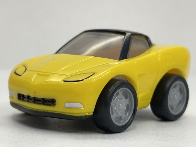 ■★サントリーボス　憧れの名車コレクション　2010 CORVETTE（コルベット） C6（プルバックカー） _画像1