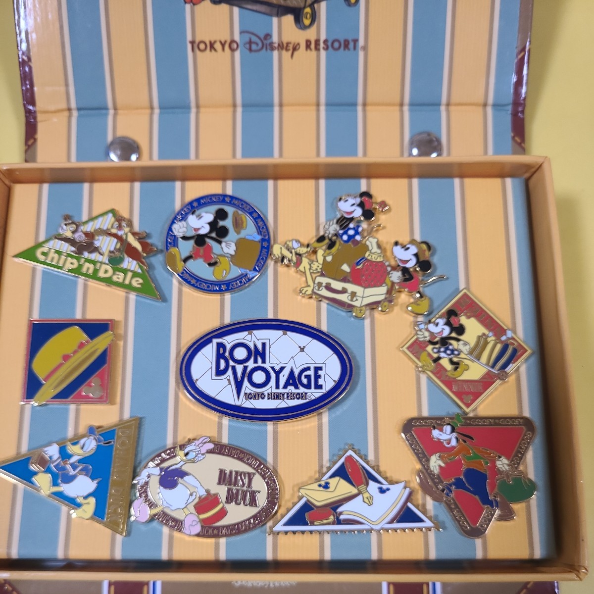 ◆◇TDR/東京ディズニーリゾート　BON VOYAGE ピンバッチ 10個入　ボンボヤージュ　ミッキー　ディズニー◇◆_画像3