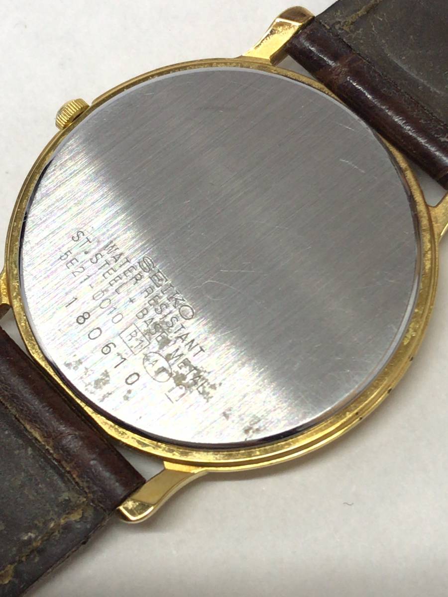 SEIKO SPIRIT セイコー スピリット 腕時計 5E21-001 動作未確認 24011801s3の画像2