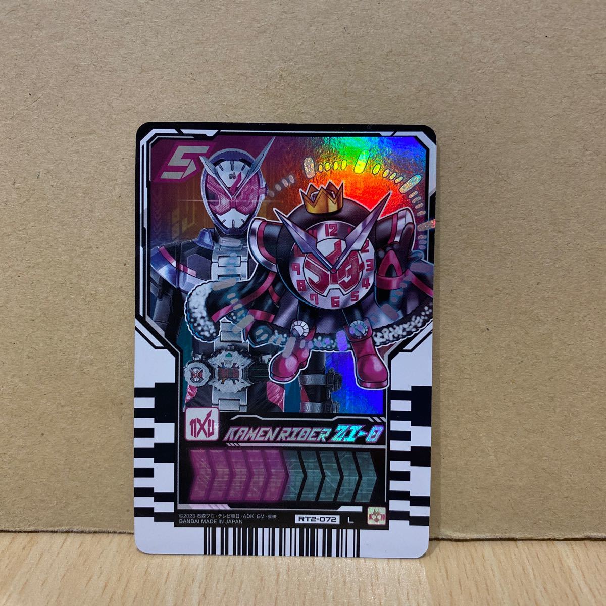 仮面ライダーガッチャード　ライドケミートレカ　PHASE:02　MASKED RIDER ZI-O　仮面ライダージオウ RT2-072　レジェンドライダー_画像1