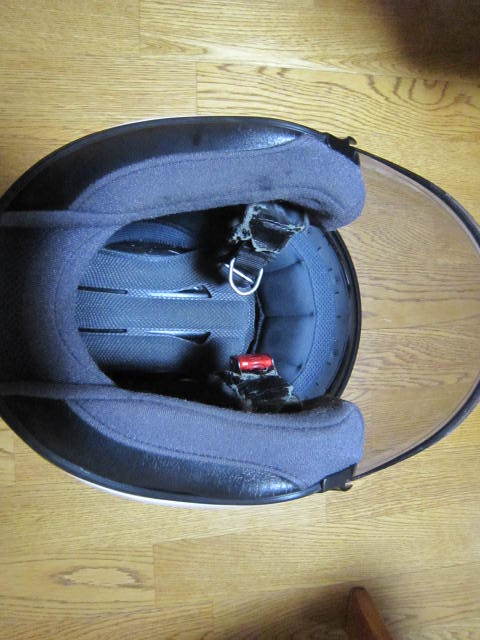 格安スタート　　SHOEI ジェットタイプヘルメット　J-Cruise 　Ｌサイズ　　内装セット（試着のみ）　２セット付属_画像6