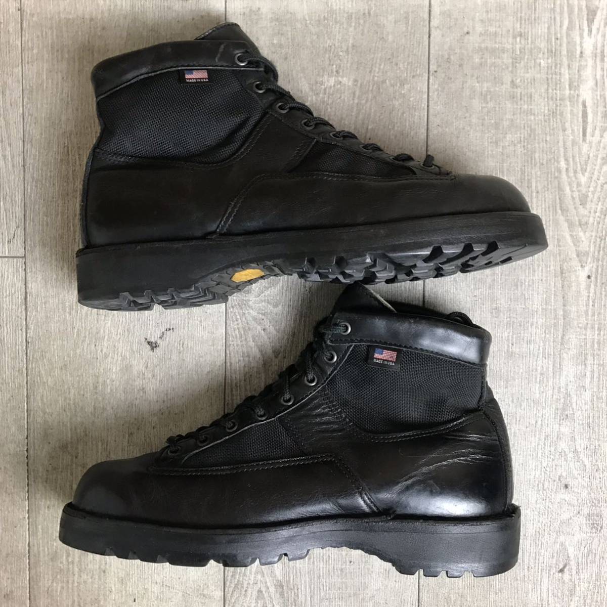 USA製 Danner ダナー パトロール ゴアテックス 編み上げブーツ US10 D JP 28cm GORE-TEX 黒 ブラック made in usa 品番25200 ダナーライト_画像10