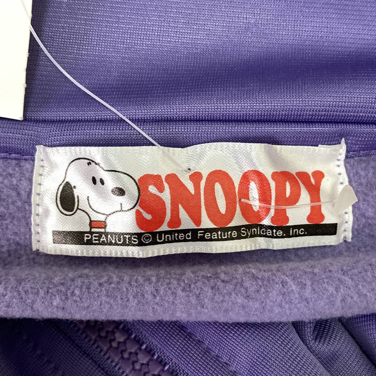 a03616 с биркой PEANUTS SNOOPY Snoopy выставить джерси Logo талия резина обратная сторона ворсистый 160A M~L фиолетовый Basic casual стиль 