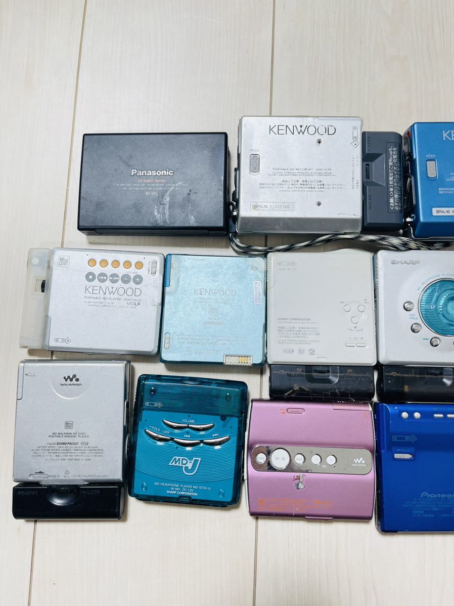 SONY ソニー WALKMAN SHARP PANASONIC MDウォークマン ポータブルMDプレーヤー ジャンク品　まとめ13点_画像5