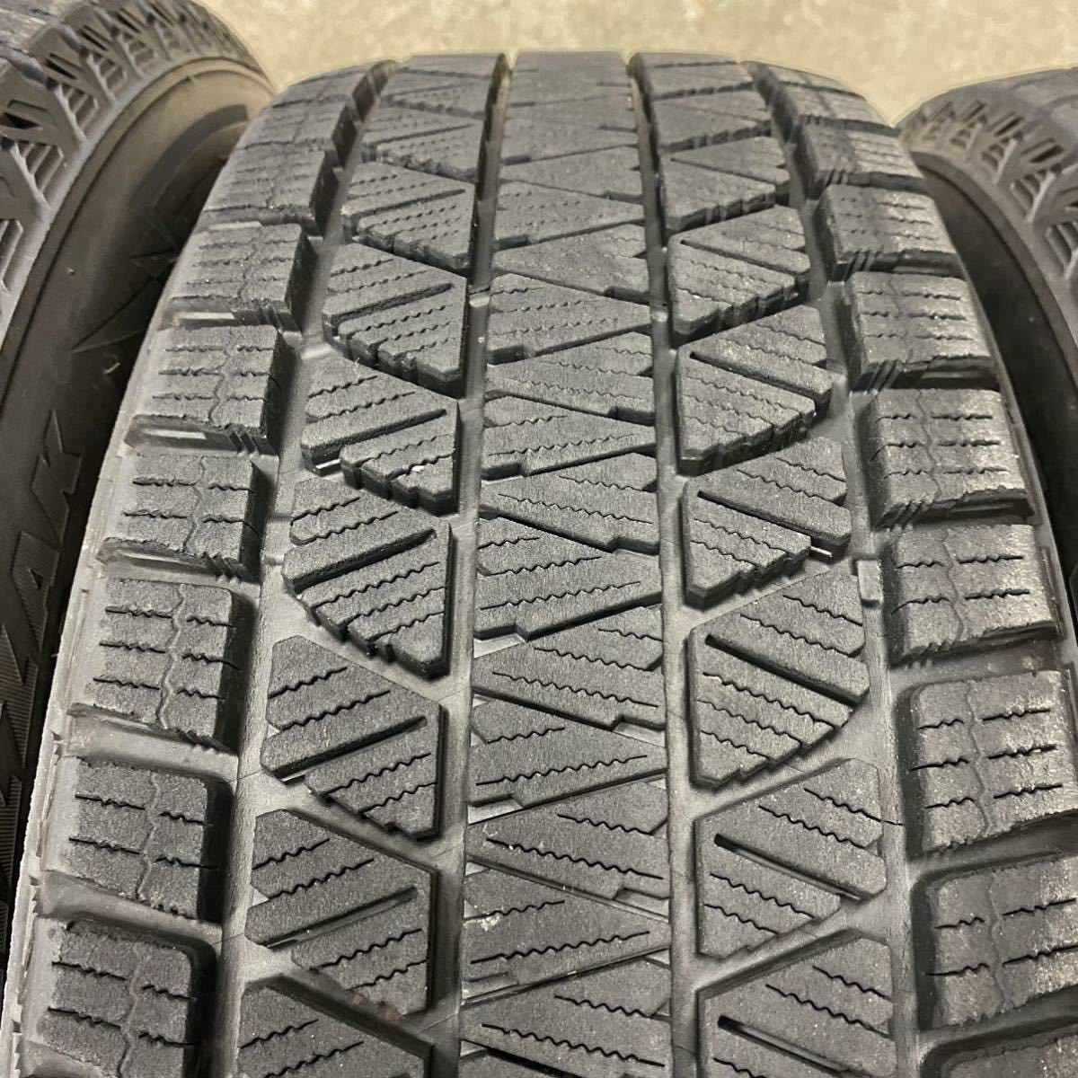 早い者勝ち●9分山 2019年製 225/65R17 ブリヂストン DM-V3 スタッドレス中古4本セット ※本州のみ送料無料_画像4