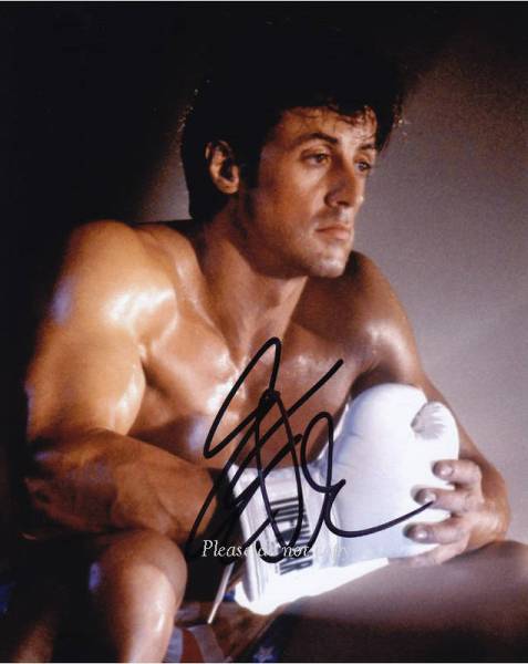 Stallone ロッキー シルヴェスター・スタローン サイン フォト_画像1