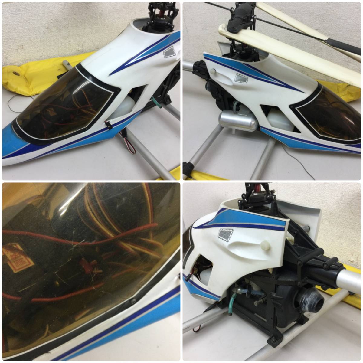 KYOSHO 京商 RC ラジコン ヘリコプター CONCEPT30/ OS MAX 32F エンジン フタバ ジャイロ FP-G153BB FP-G3BB サーボ S3001 引取限定_画像2