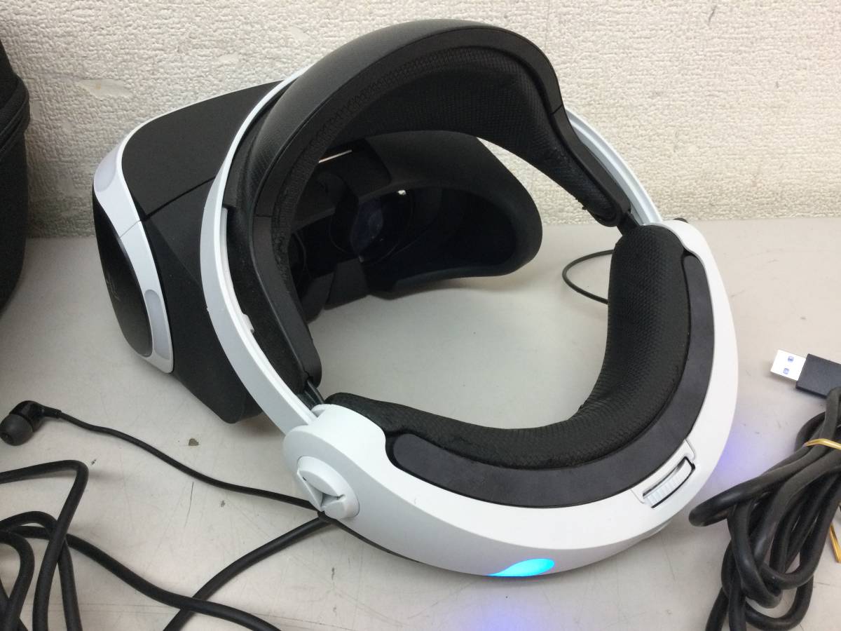 SONY ソニー PlayStation VR本体 PlayStation VR CUH-ZVR2 ヘッドセット 本体 プロセッサユニット ケース_画像2