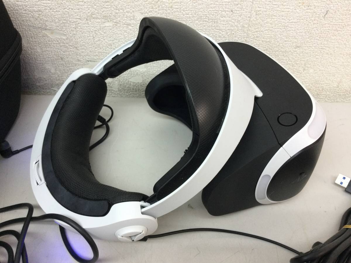 SONY ソニー PlayStation VR本体 PlayStation VR CUH-ZVR2 ヘッドセット 本体 プロセッサユニット ケース_画像3