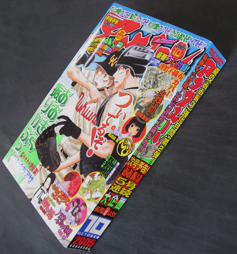 □ 月刊アフタヌーン　2005年10月号／ひぐちアサ 北道正幸 木尾士目 岩明均 瀧波ユカリ 漆原友紀 藤島康介 浜名海 安藤慈朗 木村紺 冬目景_画像3