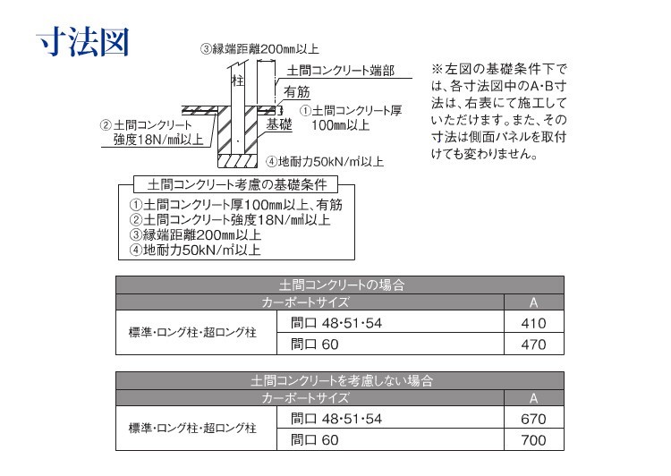 カーポート 2台用 アルミカーポート 駐車場 車庫 54-50 柱超ロング 熱遮ポリカ屋根 関東限定配送 国内メーカー オリジナルカーポート_画像4