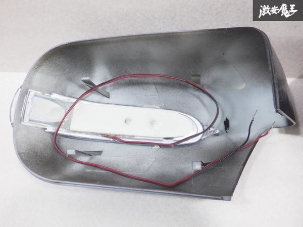 未使用 社外 メーカー不明 BMW E38 7シリーズ E39 5シリーズ ドアミラー サイドミラー カバー 左右 セット ブラック ウインカー付 棚20I_画像6