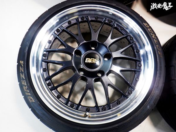 【 激レア 】 BBS RR505 RR506 18インチ 8.5J +56 10J +65 PCD 130 5H 5穴 タイヤホイール 4本 ポルシェ サイズ！！ 911 930 964 棚40C_画像4