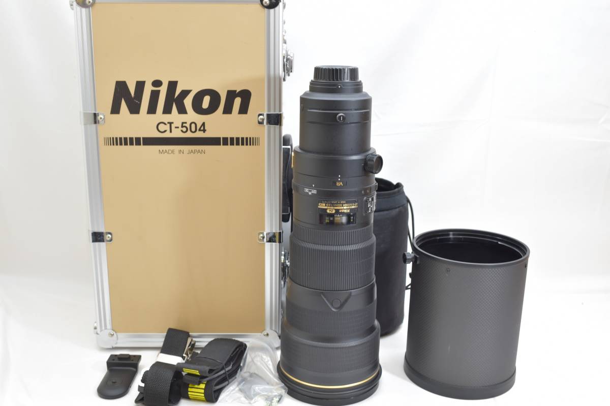 中古　Nikon 交換レンズ　AF-S NIKKOR 500mm f/4G ED VR 純正プロテクター付き_画像1