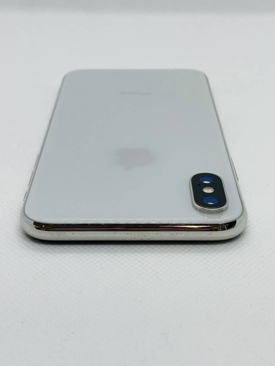 赤ロム保証!バッテリー状態100%】iPhoneX 64GB シルバー 画面美 赤ロム保証!バッテリー状態100%】iPhoneX 64GB シルバー 画面美