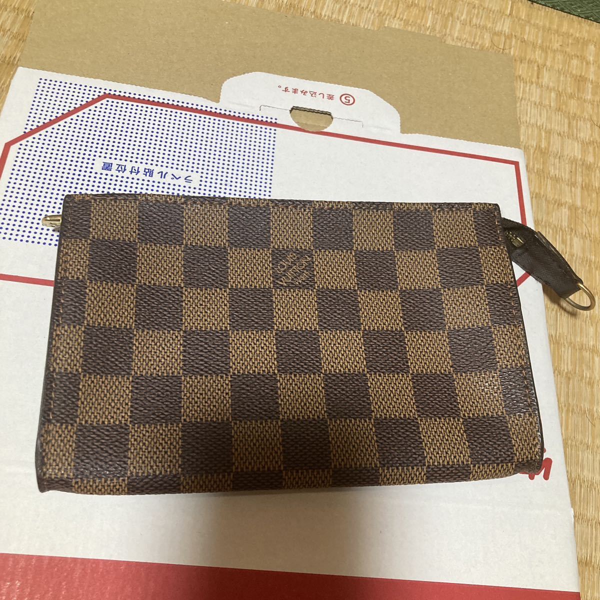 【個人売切】ルイヴィトンLOUISVUITTON ダミエポーチ中古良品_画像2