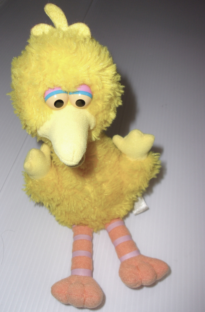 SESAME STREET Sesame Street Big Bird Sanrio soft toy toy figure total length 24cm