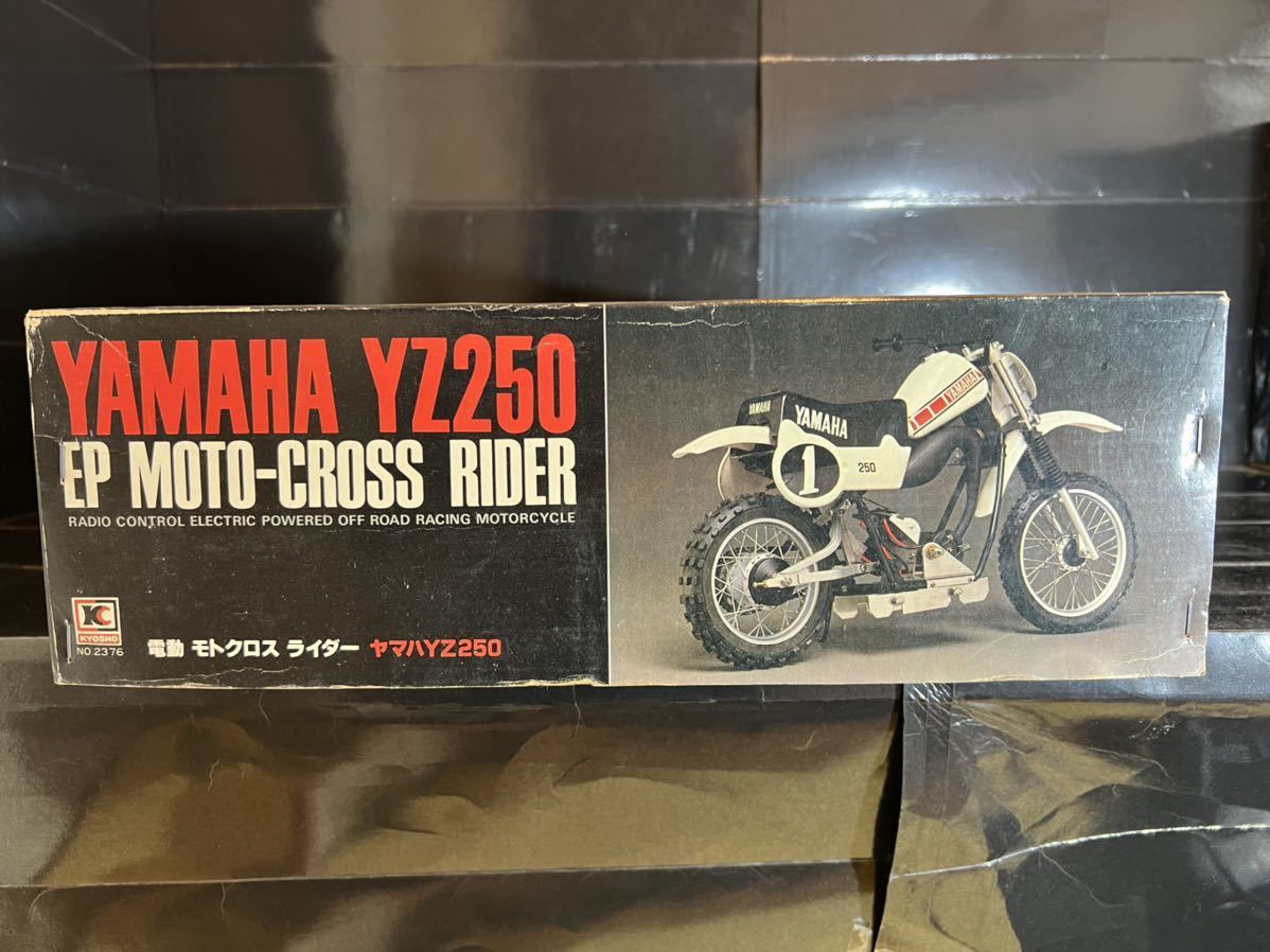 [ unused * not yet constructed ] Kyosho KYOSHO 1/4.5 electric motocross rider Yamaha YZ250 YAMAHA YZ250 EP MOTO-CROSS RIDER KIT NO. 2376 that time thing 