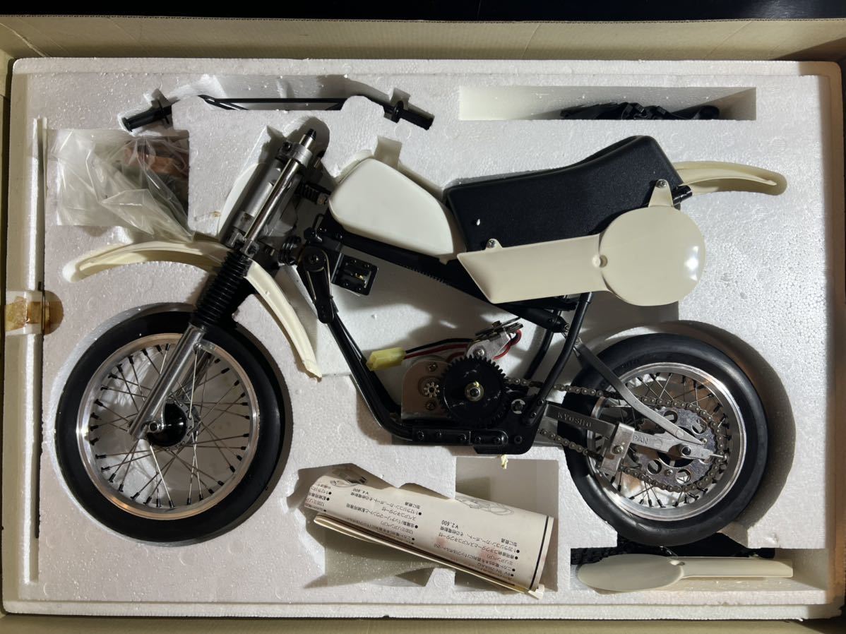 [ unused * not yet constructed ] Kyosho KYOSHO 1/4.5 electric motocross rider Yamaha YZ250 YAMAHA YZ250 EP MOTO-CROSS RIDER KIT NO. 2376 that time thing 