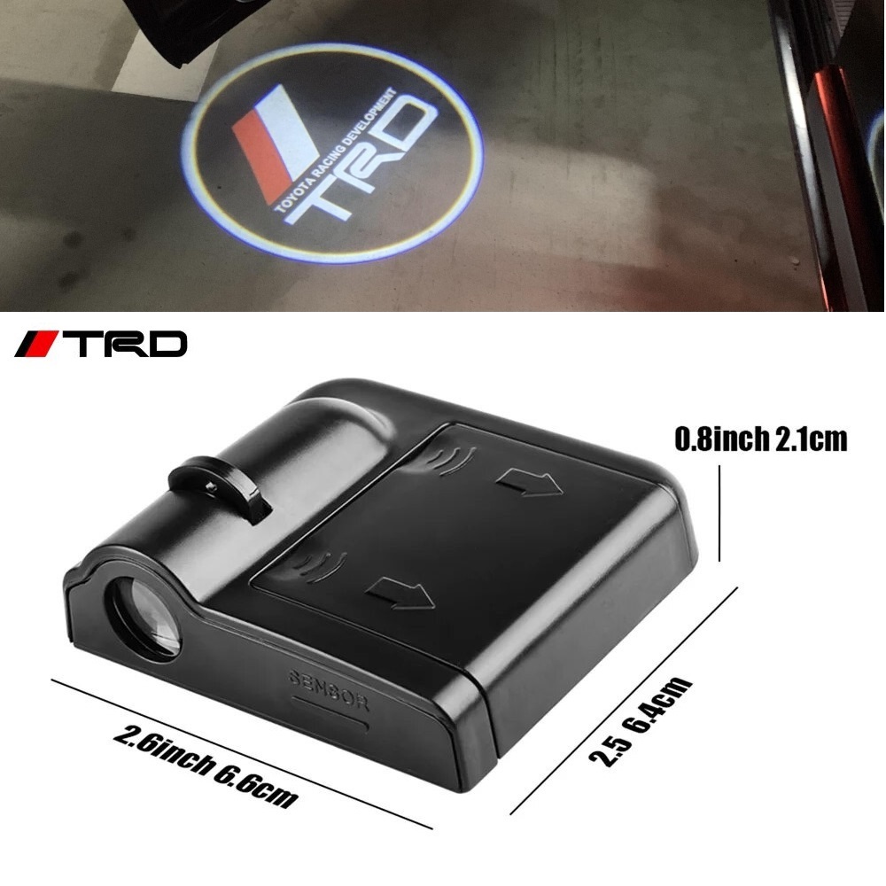 2個セット TRD トヨタ TOYOTA GR LED HD カーテシライト ランプ ウェルカムライト グラウンドイルミネーション o_画像8