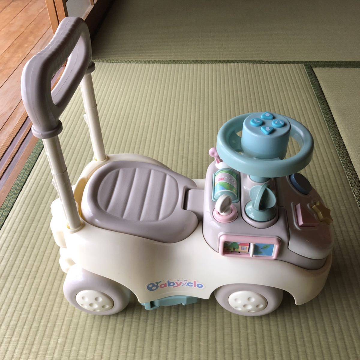 ベビークル Babycle 3ステップ よくばり ビジーカー ピノチオ PINOCCHIO アガツマ 乗り物 車 玩具 おもちゃ_画像4