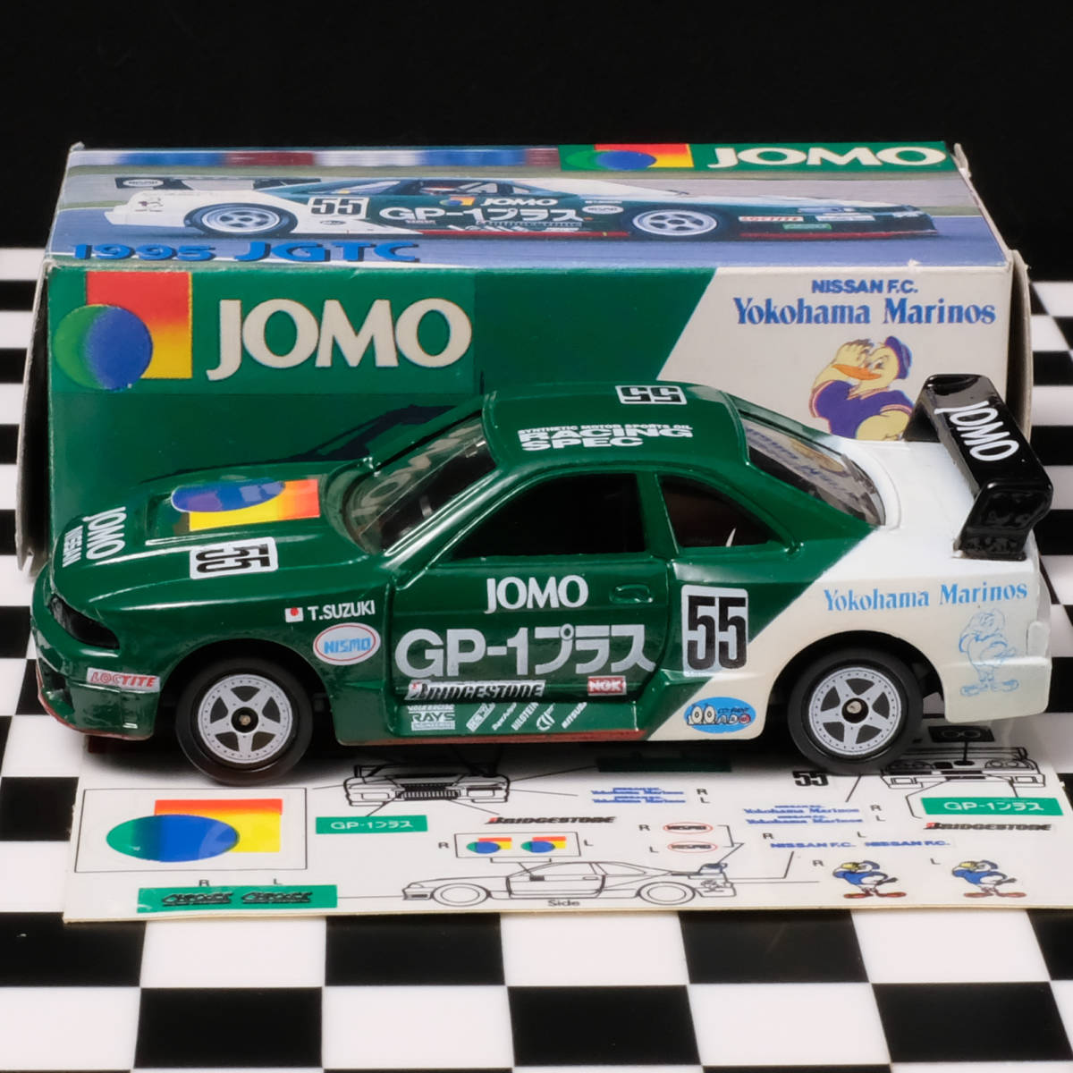 トミカ ニッサン スカイライン GT-R R33 JOMO GP-1プラス #55 アイアド特注 日本製_画像2