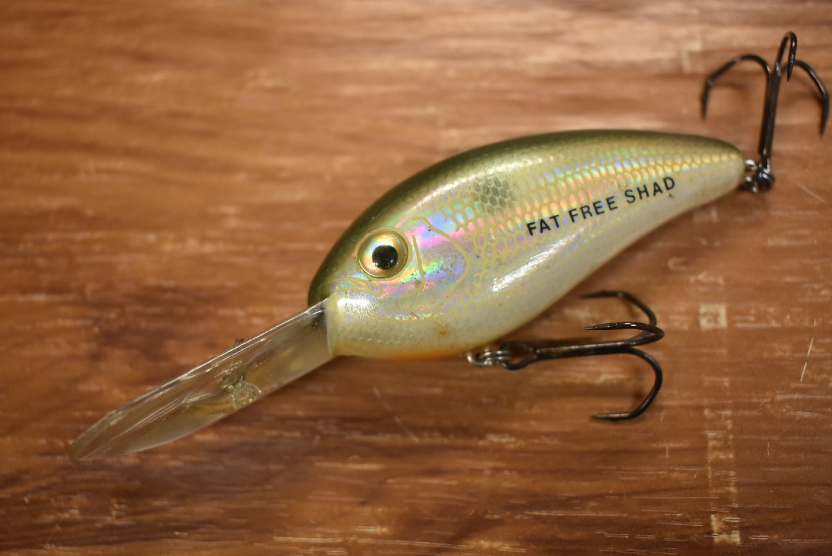 【1スタ☆セット】ボーマー ファットフリーシャッド 4個セット BOMBER Fat Free Shad クランクベイト バス ブラックバス 等に（KKM_O1）_画像4