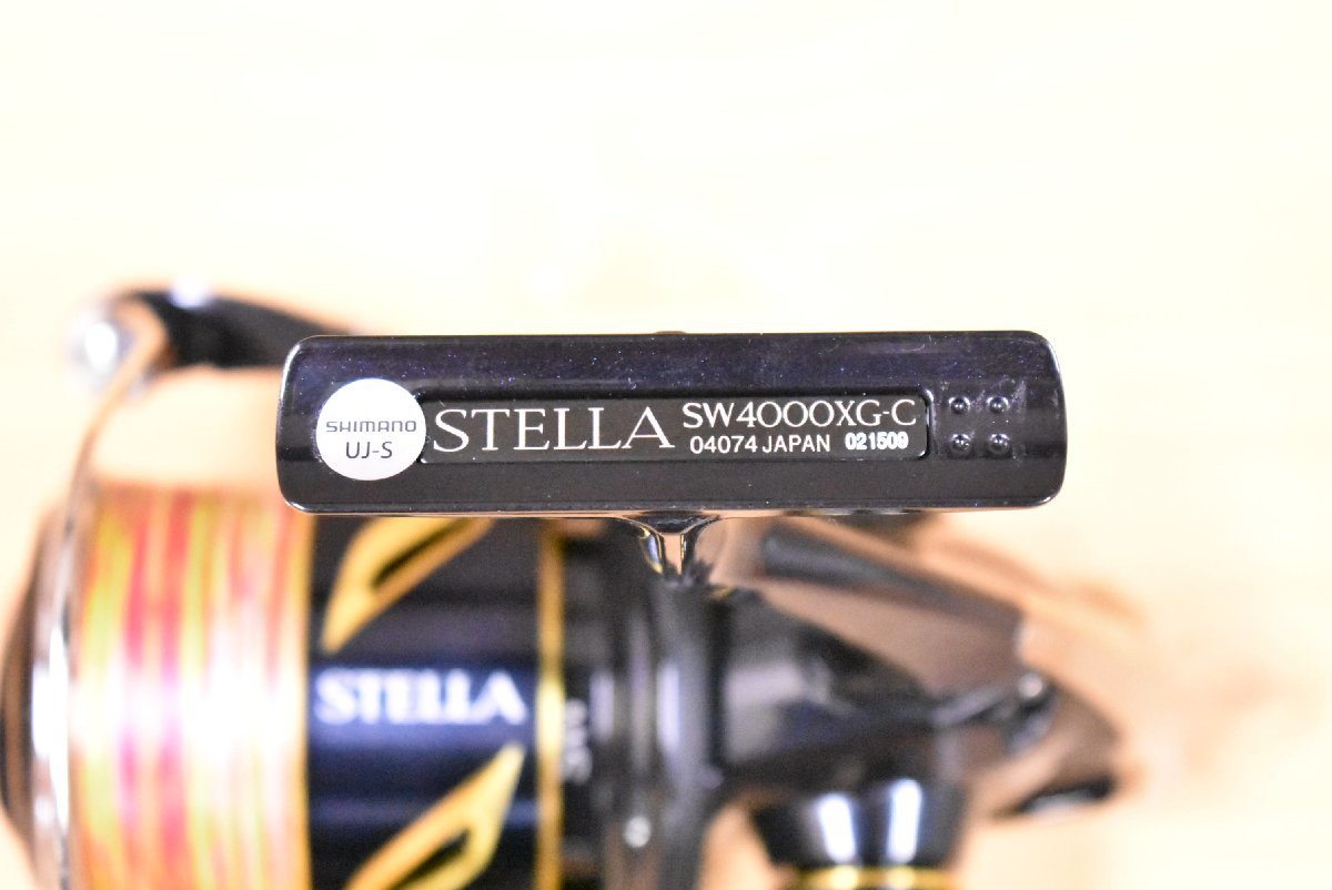 【程度良好美品☆人気モデル】シマノ 20 ステラ SW 4000XG SHIMANO STELLA スピニングリール ライトショアジギング プラッギング (KKR_O1)_画像7