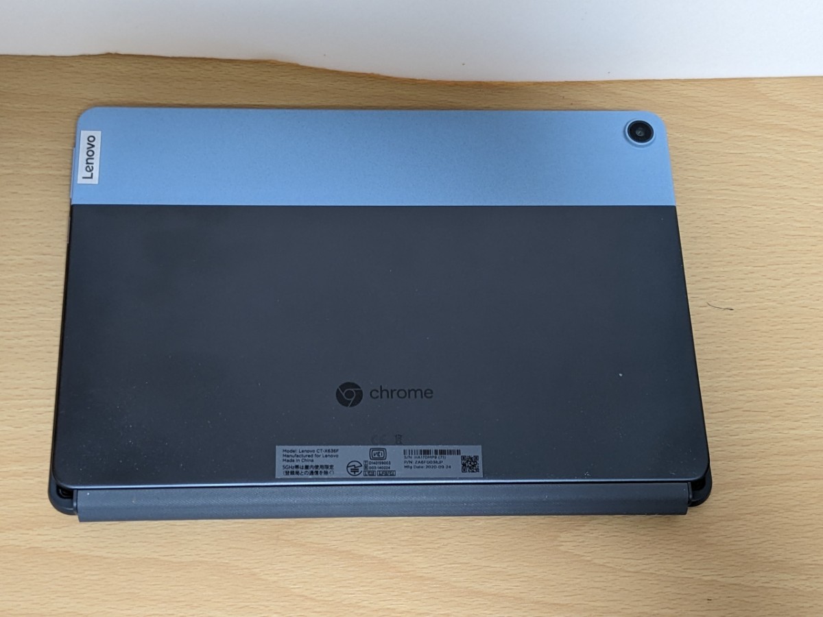 レノボ IdeaPad Duet Chromebook (CT-X636F)　中古品10.1 WUXGA (1920x1200) IPS 400nits, Touch　4GB Soldered LPDDR4xStorage128GB eMMC_画像7