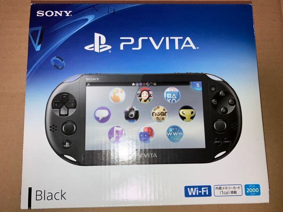 美品］PlayStation Vita Wi-Fiモデル ブラック （PCH-2000 ZA11） 本体