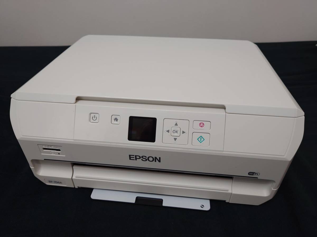 EPSON エプソン インクジェット 複合機 プリンター EP-706A　通電可能　ジャンク_画像1