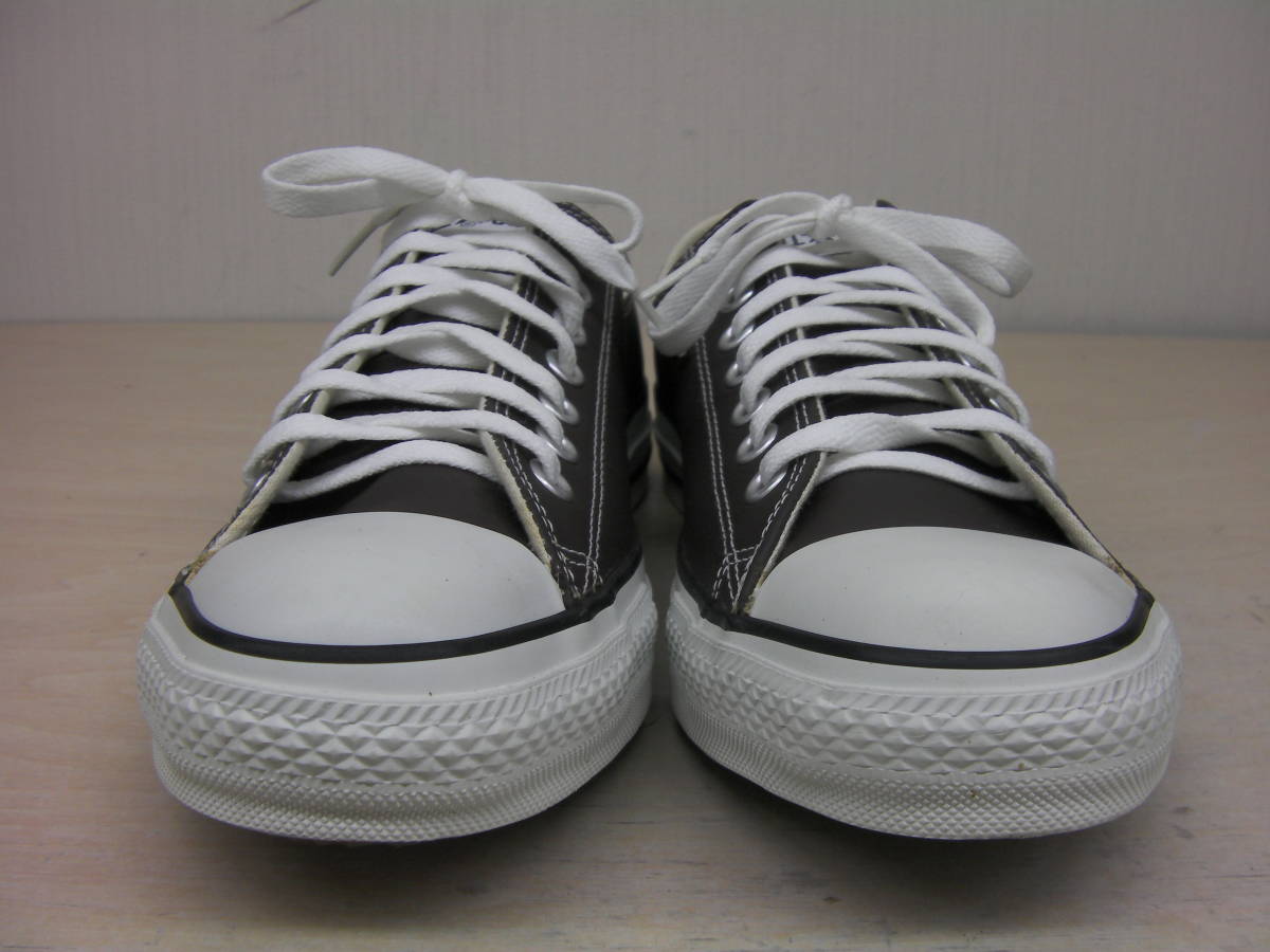 CONVERSE コンバース◆ALL STAR◆レザー◆オールスター◆ローカット◆デッドストック◆未使用◆29cm◆ブラウン_画像6