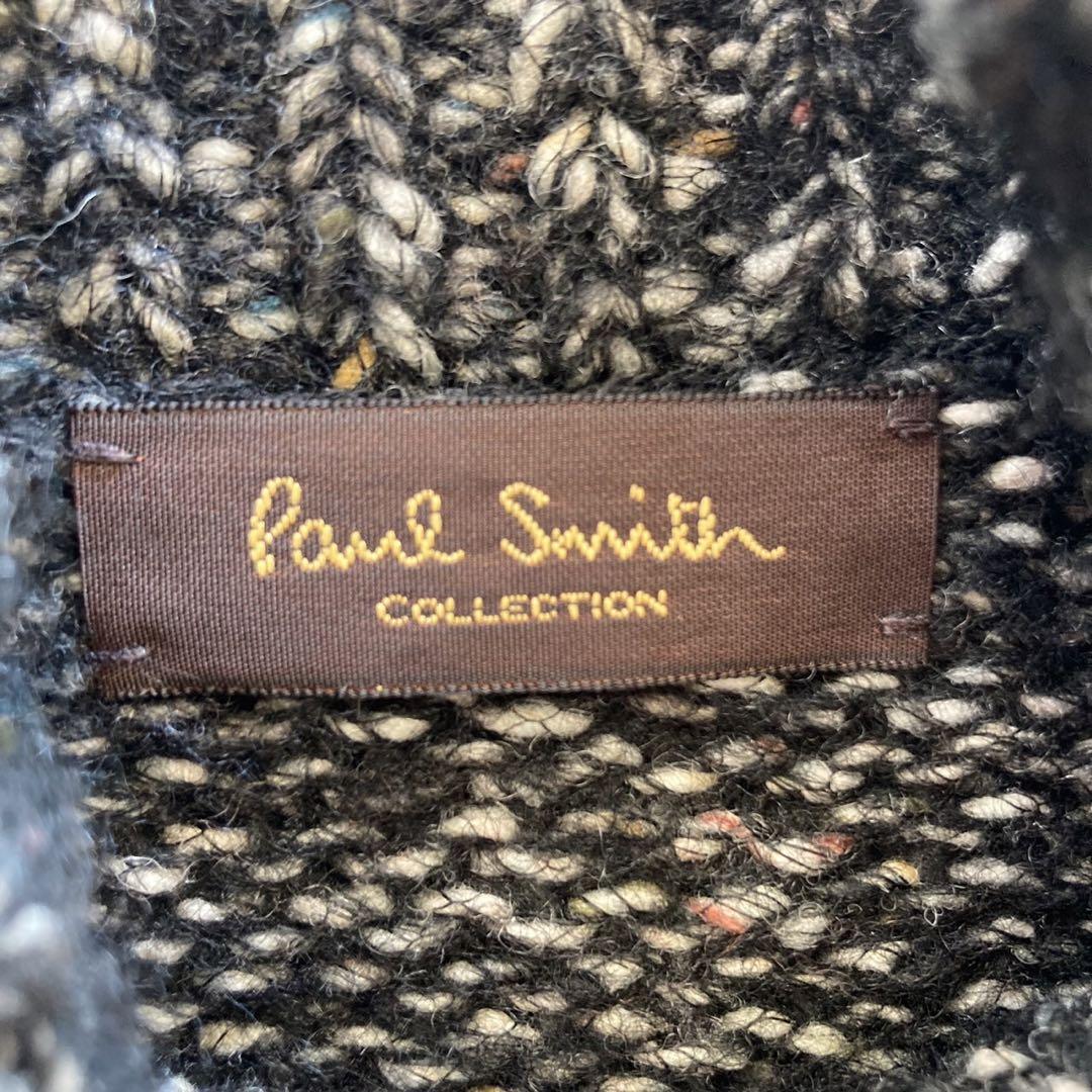 Paul Smith COLLECTION『極美品◎XLサイズ』ポールスミスコレクション 最高級ミックスウール タートルネック ニット セーター メンズ 秋冬_画像5