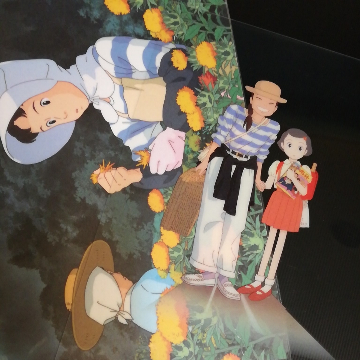 非売品】ジブリ おもひでぽろぽろ ポストカード セル画 原画風 非売品】ジブリ おもひでぽろぽろ ポストカード セル画 原画風