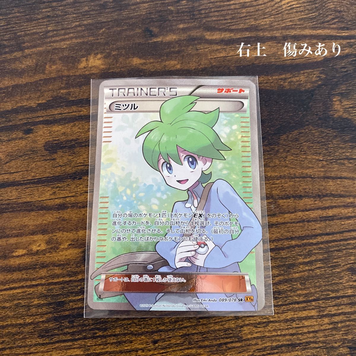 ミツル sr ポケモンカード 希少 激レア エメラルドブレイク ミツル sr ポケモンカード 希少 激レア エメラルドブレイク