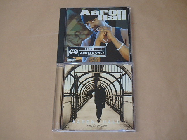 アーロン・ホール CD2枚セット　/　Adults Only　/　Inside of You　/　輸入盤　 Aaron Hall_画像1