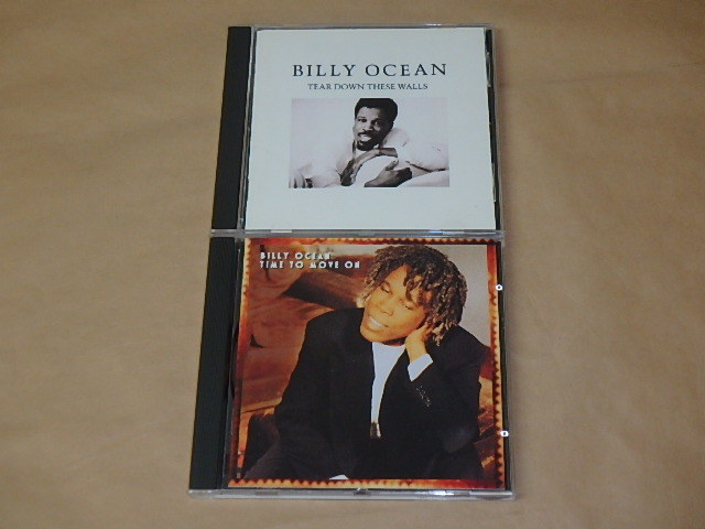 ビリー・オーシャン CD2枚セット　/　TIME TO MOVE ON（ドイツ盤）/　テアー・ダウン・ジーズ・ウォールズ（国内盤）（Billy Ocean）_画像1