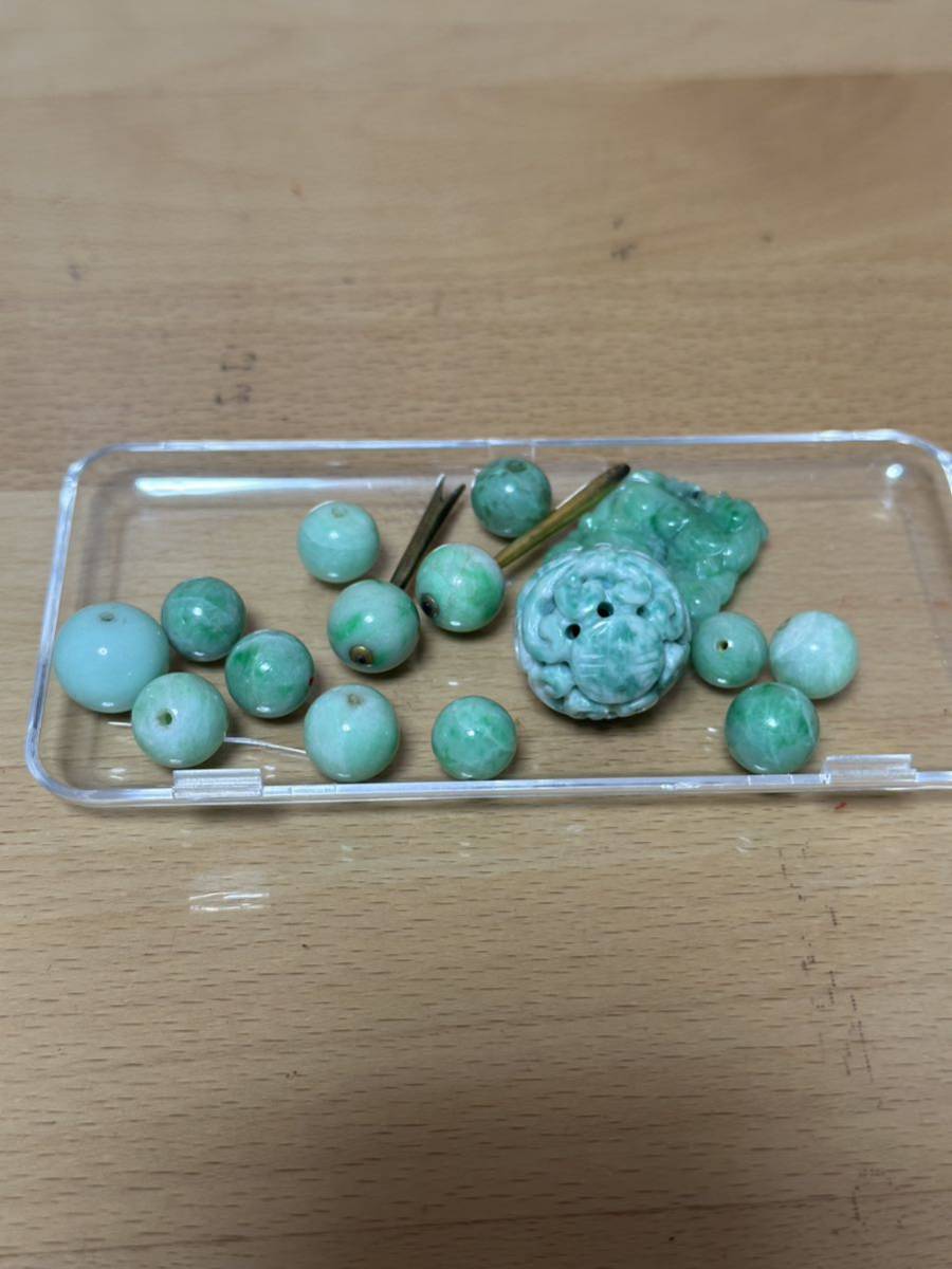 翡翠 裸石 本翡翠 アクセサリーパーツ 本糸魚川翡翠 ブレスレット 天然翡翠 天然石 ヒスイ 翡翠原石 翡翠玉 他 かんざし