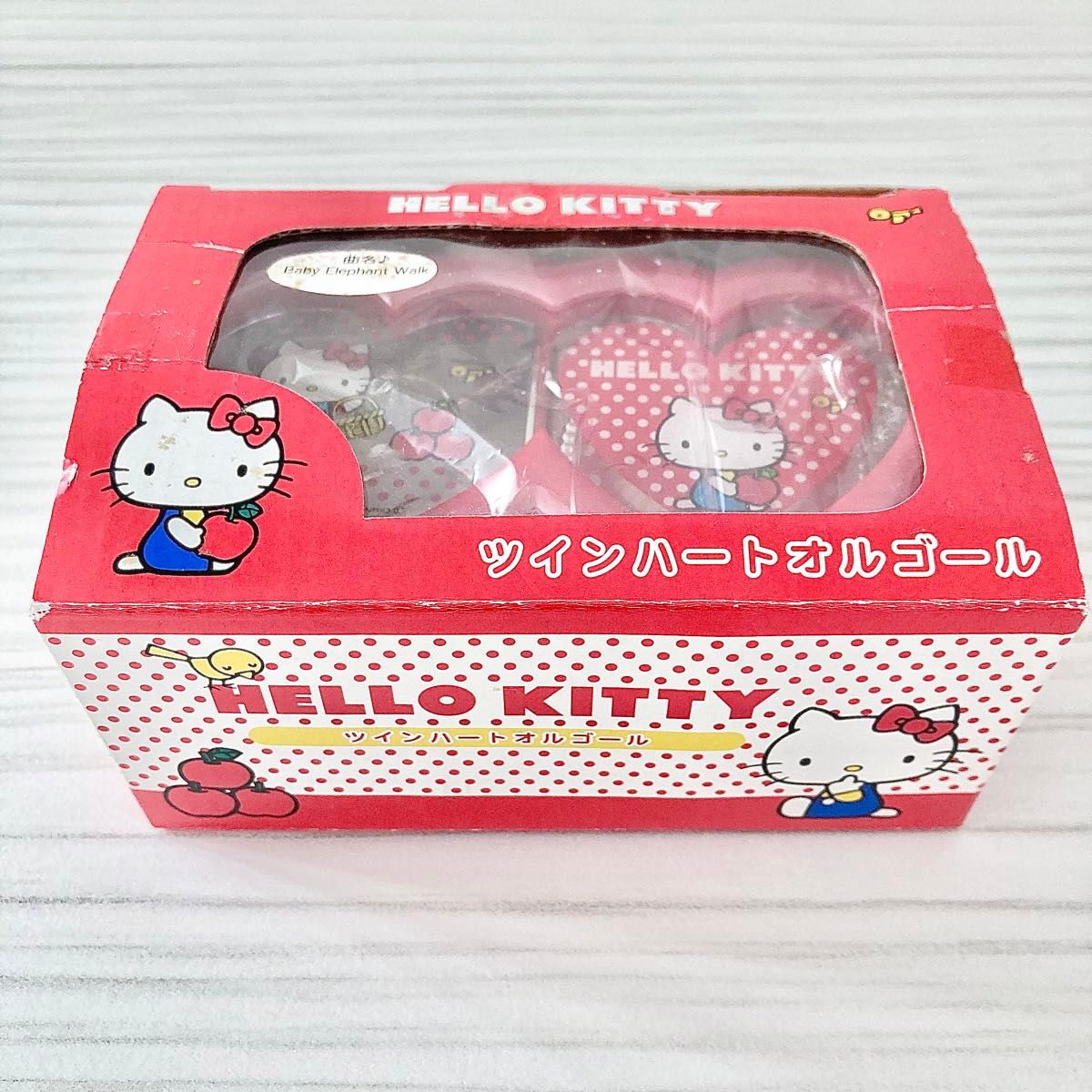 新品/未使用 オルゴール付き アクセサリーケース レトロ ハロー 新品/未使用 オルゴール付き アクセサリーケース レトロ ハロー
