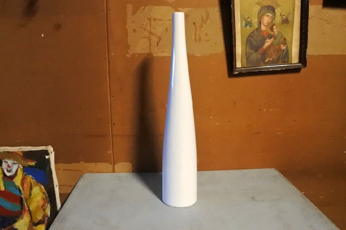 モデルルーム展示品 BONOX ボノックス フラワーベース 花瓶 /陶器 ホワイト アクタス ACTUS H.P.DECO コンランショップ 北欧の画像4