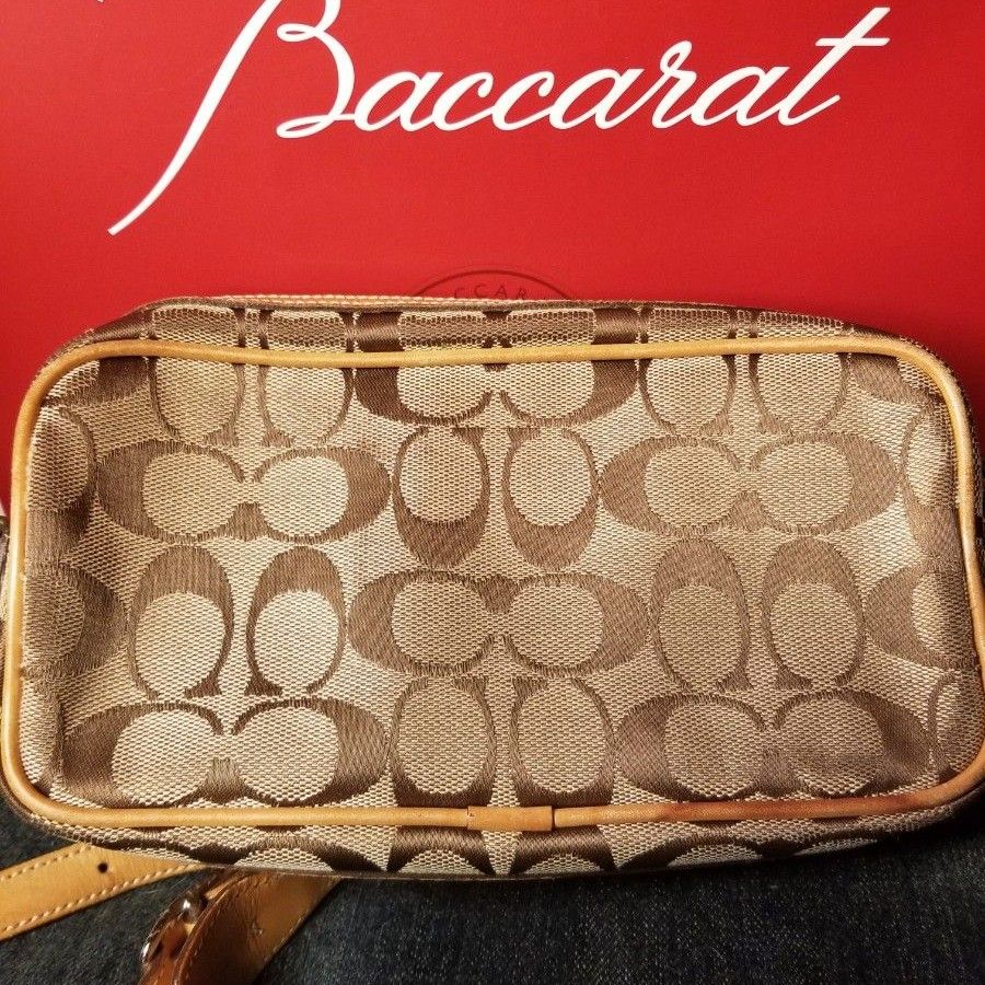 COACH　コーチ　シグネチャーポーチ　シグネチャーワンショルダーバッグ　セット