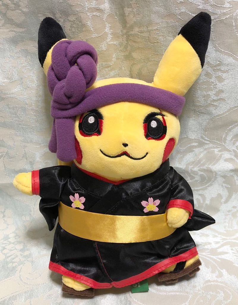 2016 世界のピカチュウ 歌舞伎 world Pikachu JAPAN ぬいぐるみ ポケドール 日本 ポケモン ポケットモンスター_画像1