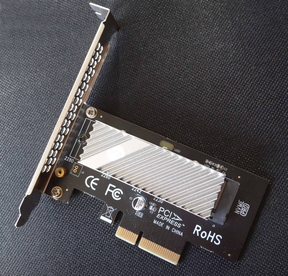 【美品】M.2 PCIe NVMe 拡張カードアダプター & 高性能クーラーSV_画像1