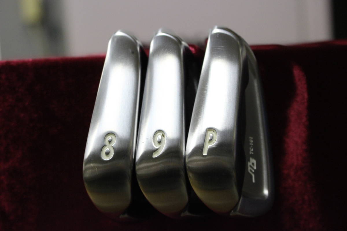 チップゴルフ　美品 3本セット MIURA 三浦技研 MG TC-101 FORGED 単品アイアン CHIP GOLF ADC_01F0 SPL_iカーボン8I.9I.PW_画像3