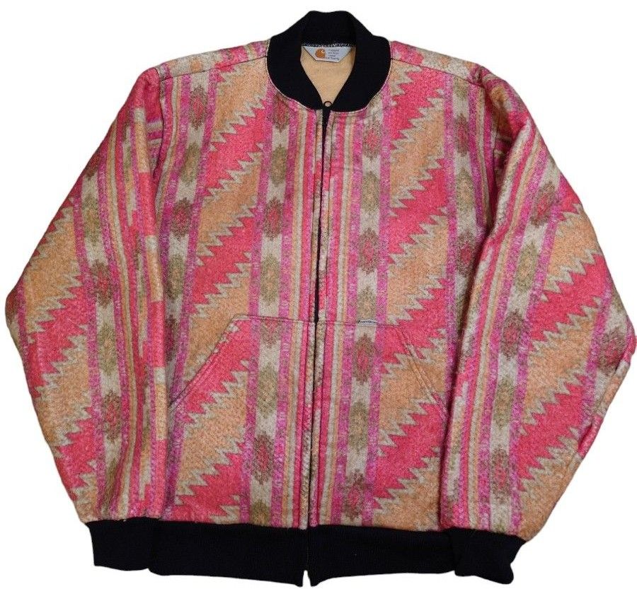 ラグ柄 1992 CARHARTT SOUTHWEST AZTE デトロイトジャケット ラグ柄 1992 CARHARTT SOUTHWEST AZTE デトロイトジャケット