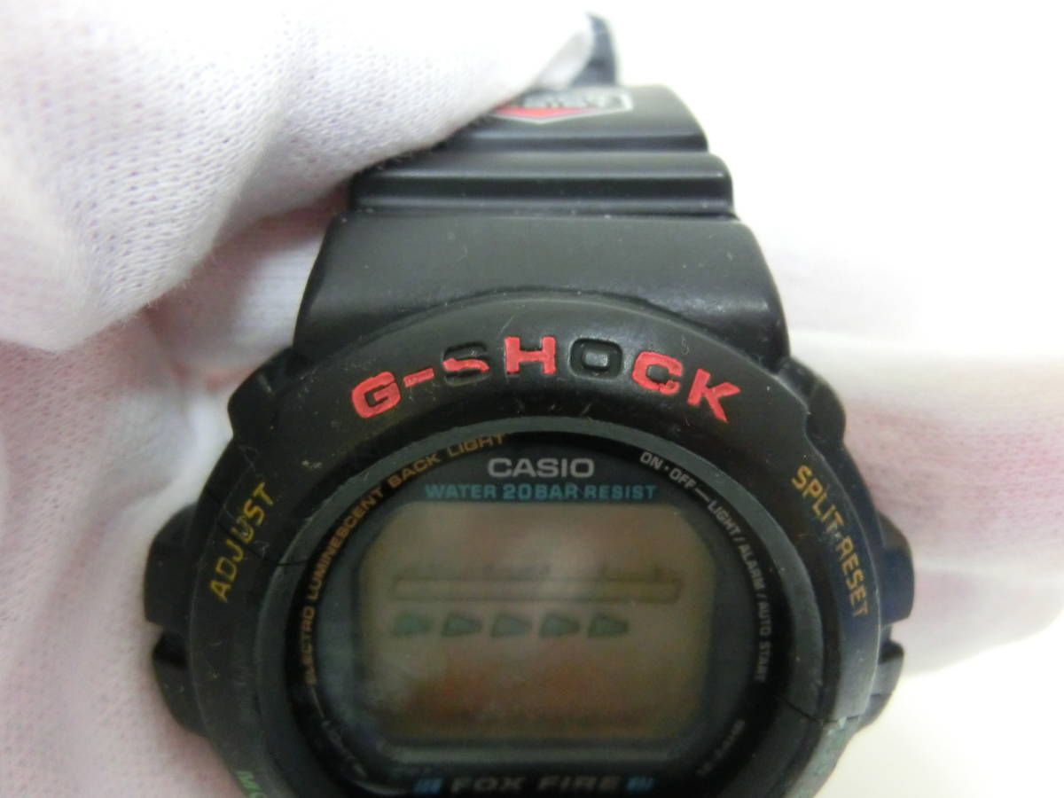 中古品 保管品 動作未確認 CASIO カシオ G-SHOCK Gショック メンズ 腕時計 FOX FIRE ブラック DW-6695/激安1円スタート_画像3