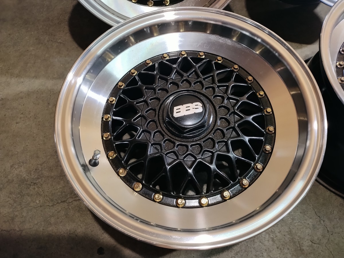 BBS RS タイプ　15.7.5J PCD100/4H 114.3/4H offset+28 美品　_画像3